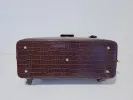 SSW - Convertible Executive Leather Bag in Crocodile Print Brown (1 of 1) sold by Silver & Riley