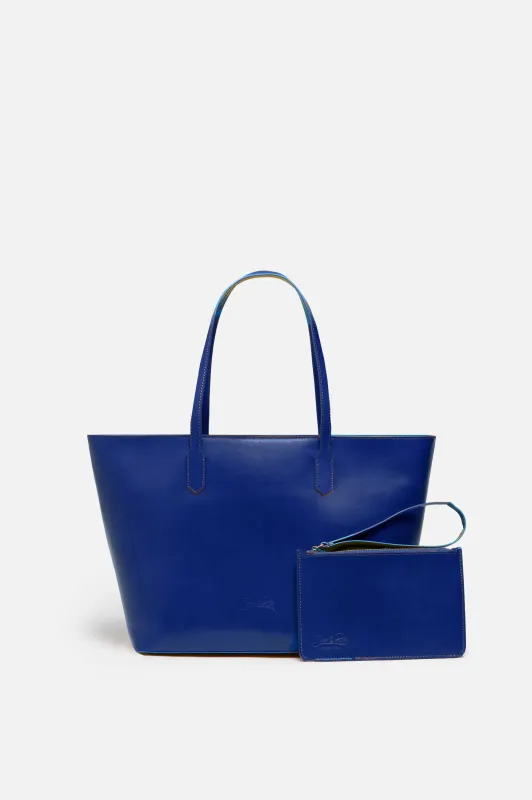 SSW - Manila All Purpose Large Carryall Tote Bag In Dark Royal Blue sold by Silver & Riley
