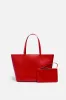 SSW - Manila All Purpose Large Carryall Leather Tote Bag in Red sold by Silver & Riley