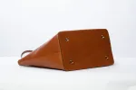 SSW - Manila All Purpose Large Carryall Leather Tote Bag in Red sold by Silver & Riley