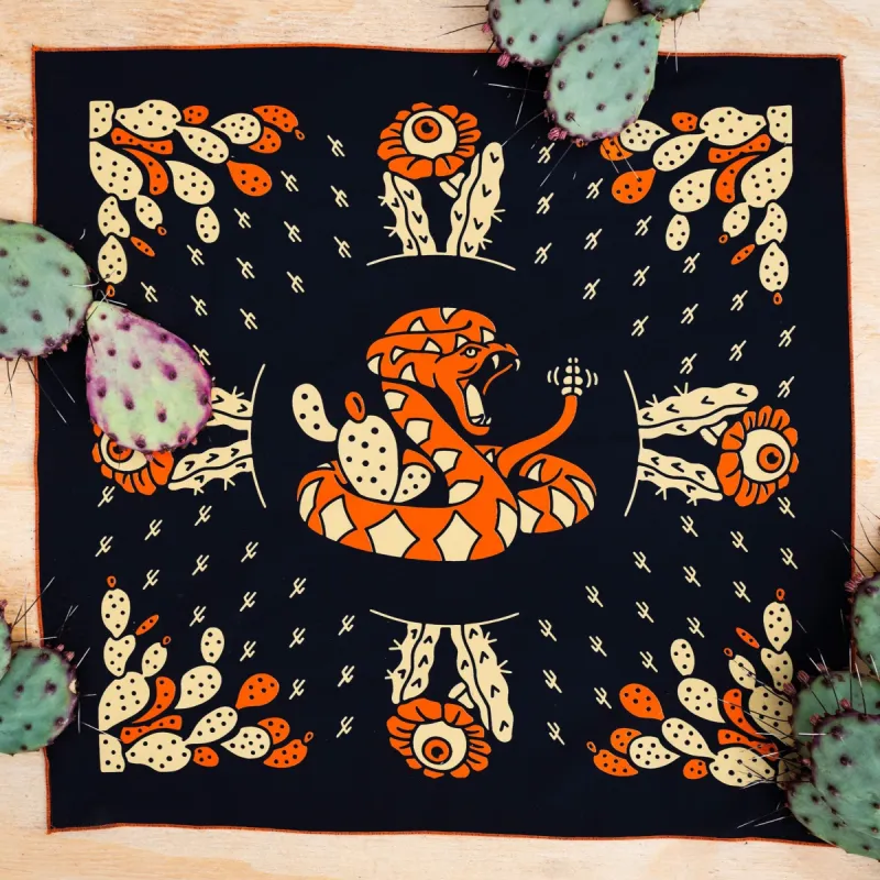 "Cactus Dream" sold by Bandits Bandanas