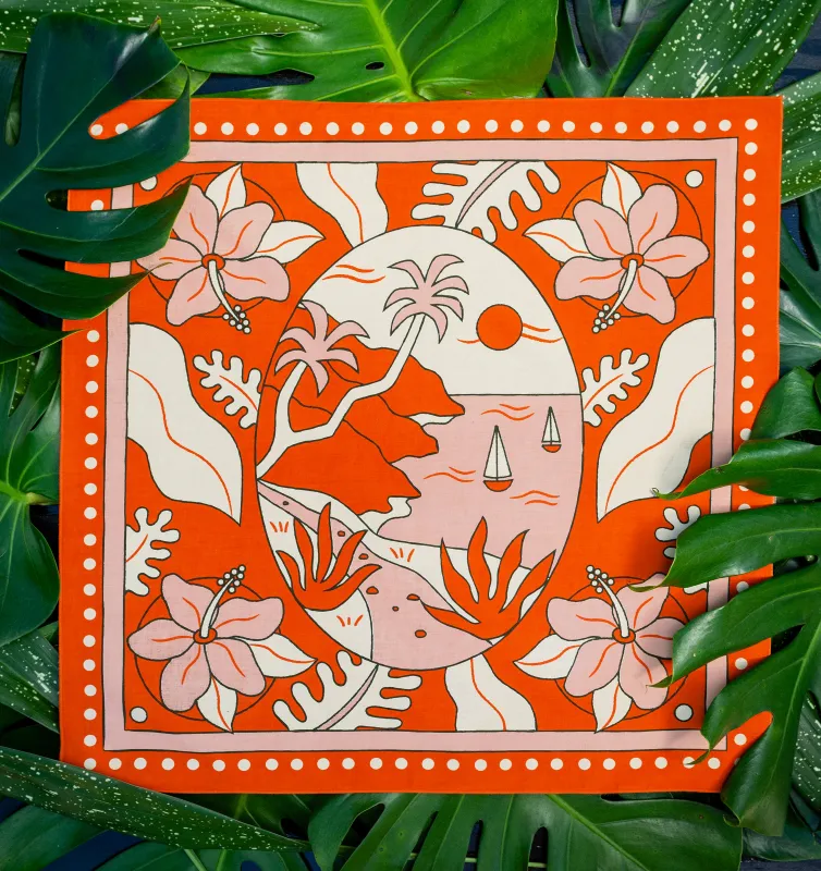 "Na'Pali Coast" sold by Bandits Bandanas