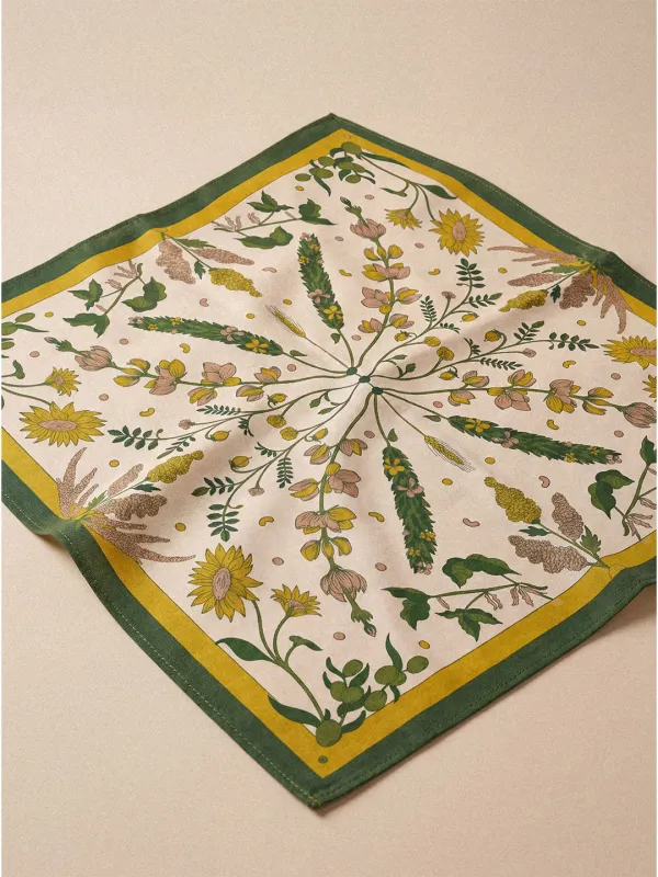 SIMPLi X BANDITS GREEN BANDANA made by Bandits Bandanas