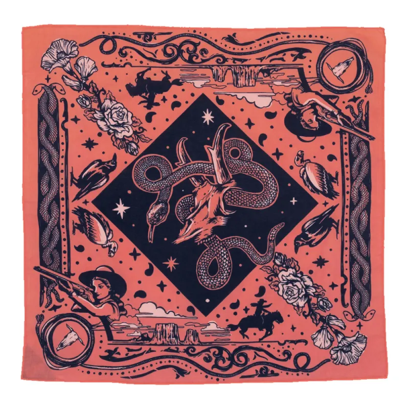 "Rattle & Hiss" sold by Bandits Bandanas