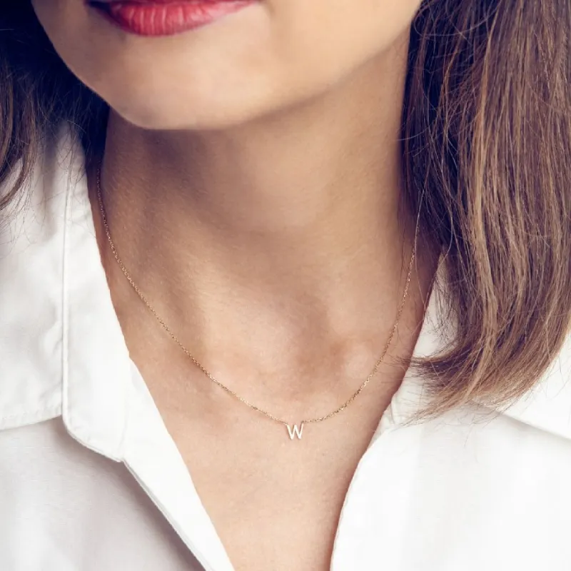 Initial Necklace - Personalized Name Necklace - Letter Necklace - Gold Necklace - Wife Gifts - Gifts For Mom - Moms Gift - Birthday Gift sold by Belkymood