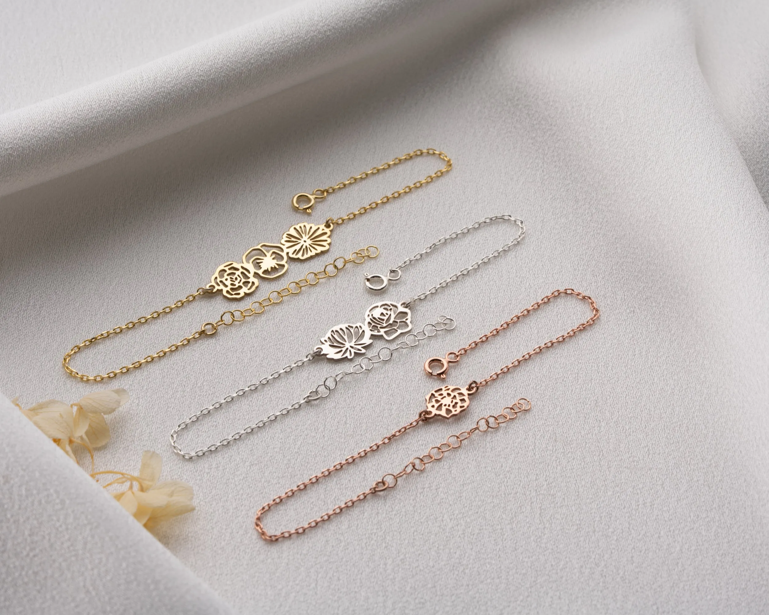 Birthflower Bracelet sold by Belkymood product image thumbnail 2