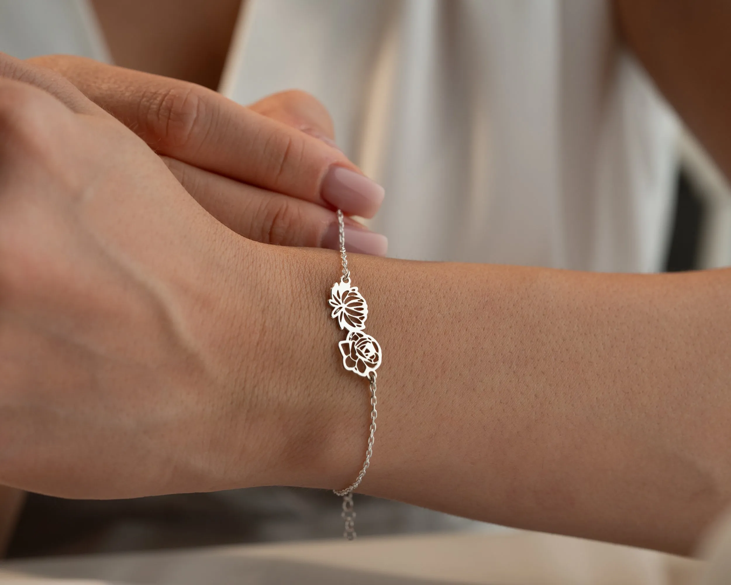 Birthflower Bracelet sold by Belkymood product image thumbnail 3