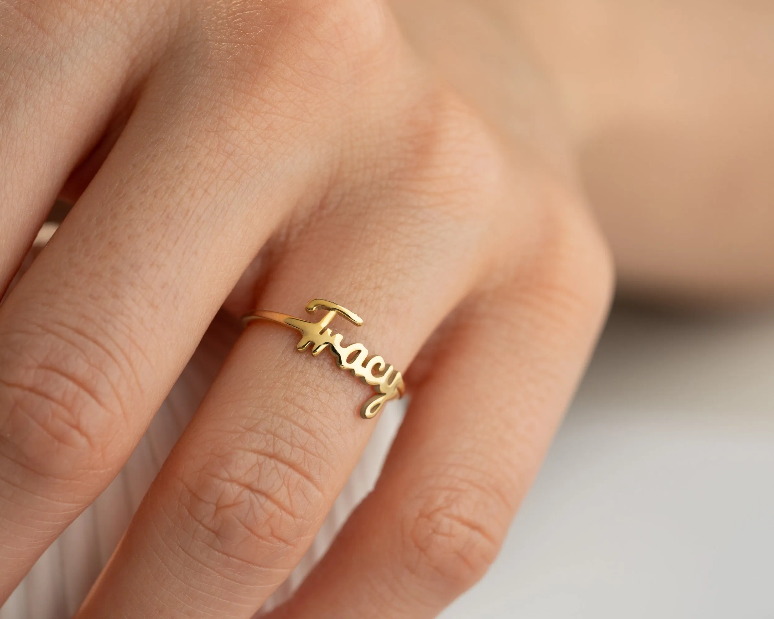 Custom Name Ring sold by Belkymood product image thumbnail 3