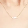 Personalized Necklace Attached Letters - Initial Necklace - Holidays Gifts - Attached Letters - Wife Gifts - Gifts For Mom - Birthday Gift sold by Belkymood