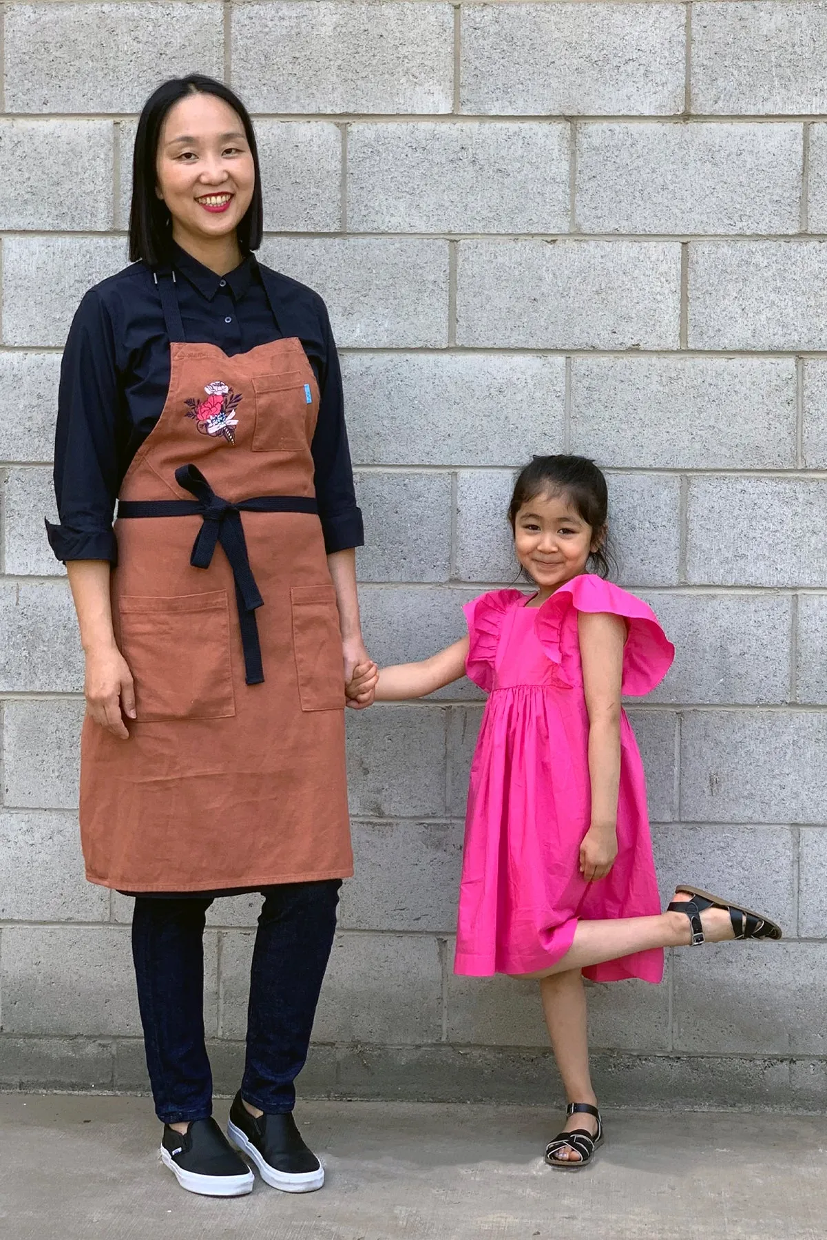 SJ Apron Crimson sold by BlueCut Aprons product image thumbnail 2