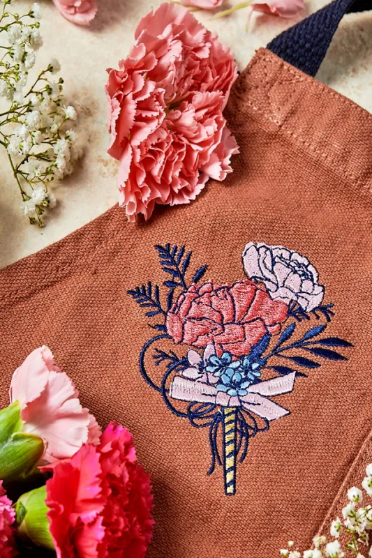 SJ  Apron Crimson sold by BlueCut Aprons