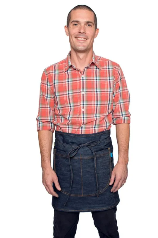 Chelsea Half Apron - Denim sold by BlueCut Aprons