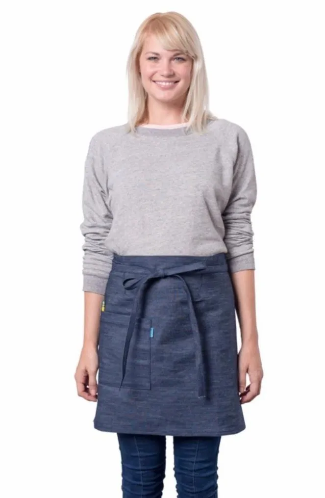 Mercer Half Apron - Denim sold by BlueCut Aprons product image thumbnail 4