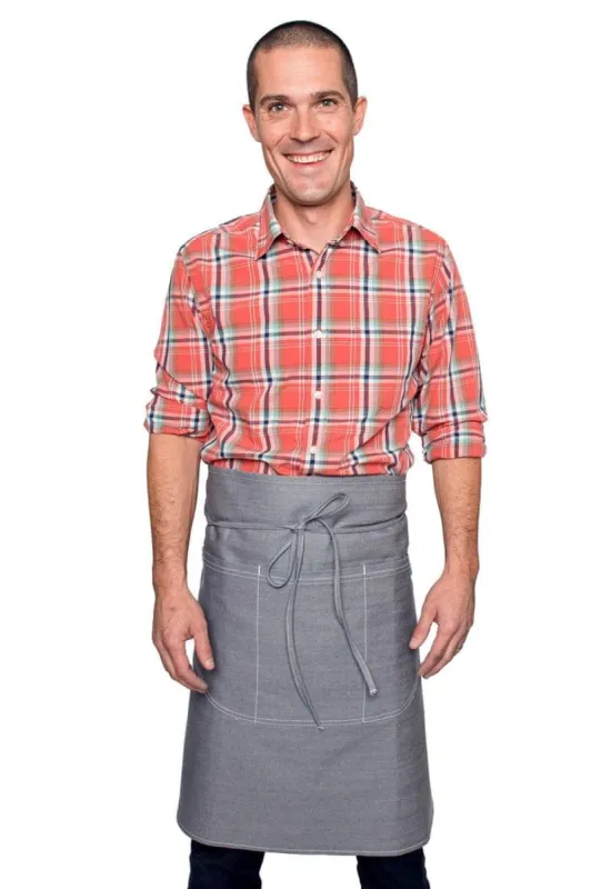 Dixon Bistro Apron - Denim sold by BlueCut Aprons