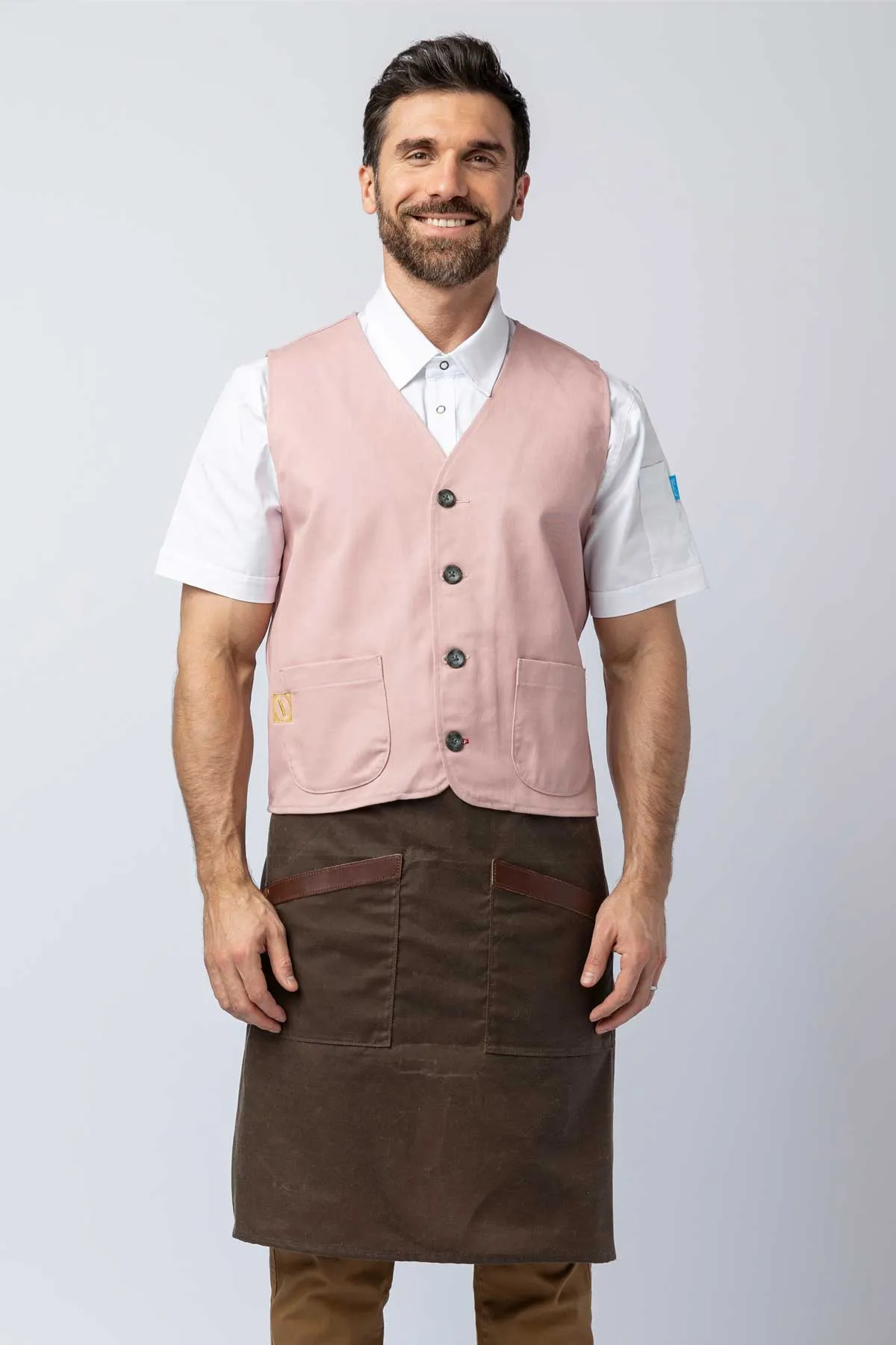 Unisex Rowan Server Vest- Twill sold by BlueCut Aprons product image thumbnail 2