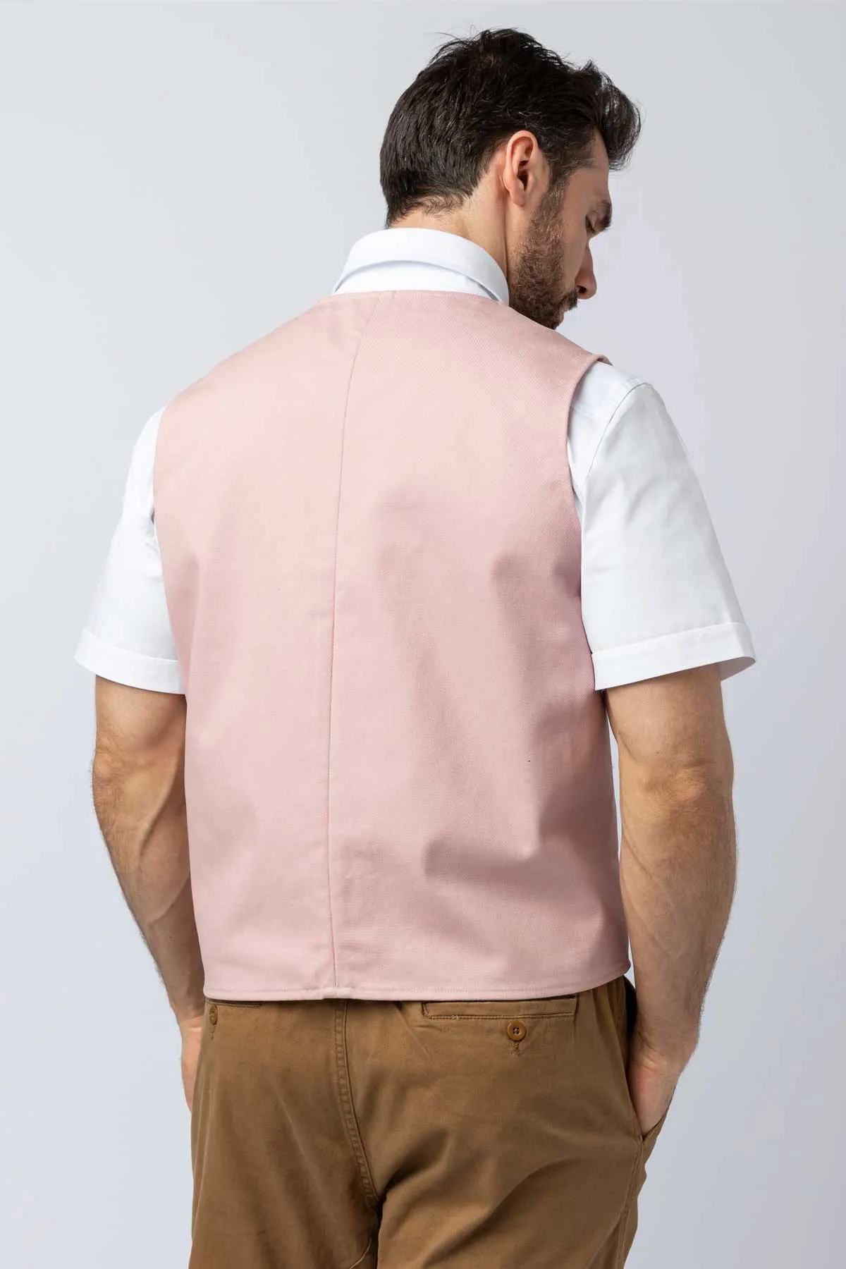 Unisex Rowan Server Vest- Twill sold by BlueCut Aprons product image thumbnail 3