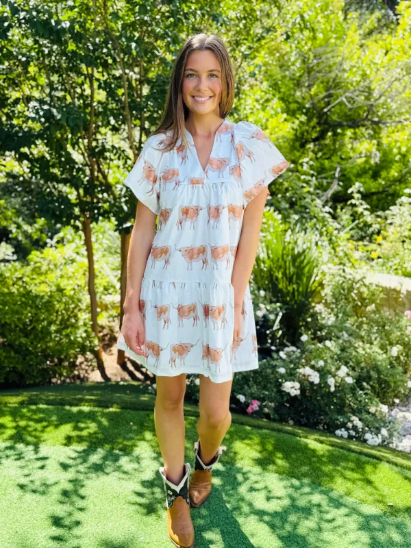 Sarah Dress Black Label Steer sold by Brooke Wright Designs