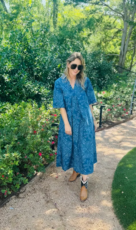 Black Label Henriette Caftan Bandana sold by Brooke Wright Designs