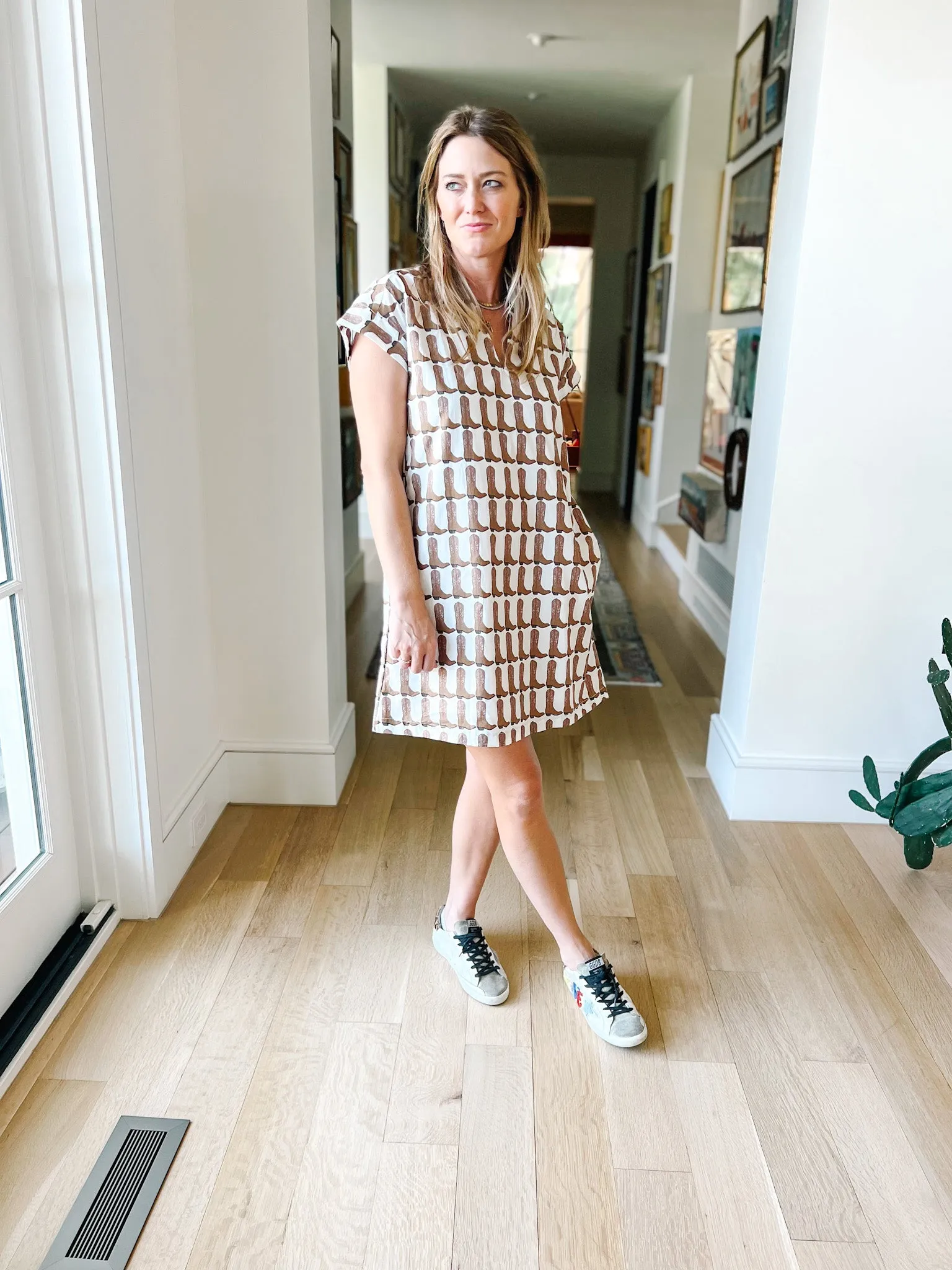 Cheer Gear Nancy Dress - Orange & Saddle Colors Collection sold by Brooke Wright Designs product image thumbnail 2