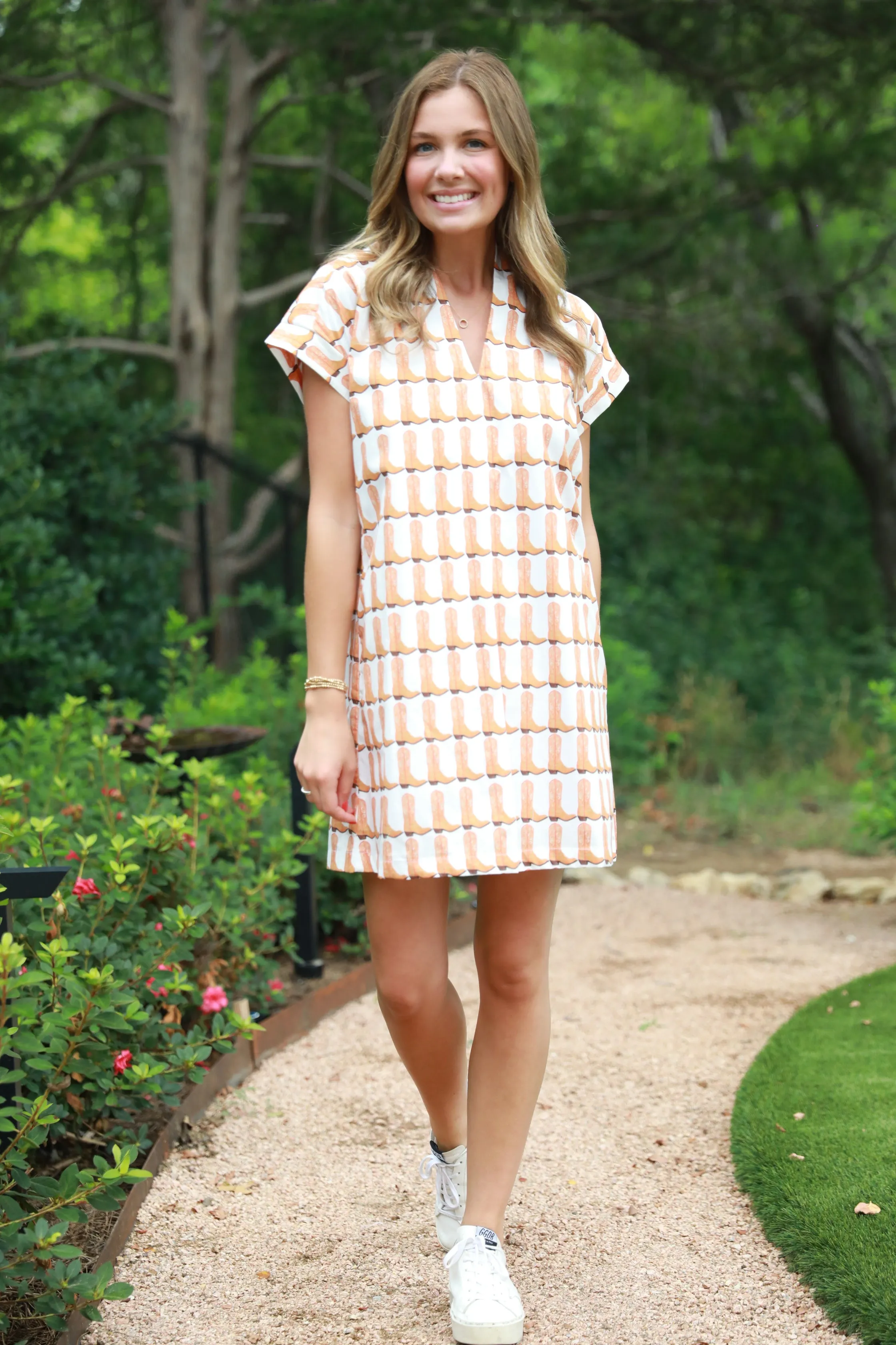 Cheer Gear Nancy Dress - Orange & Saddle Colors Collection sold by Brooke Wright Designs product image thumbnail 4