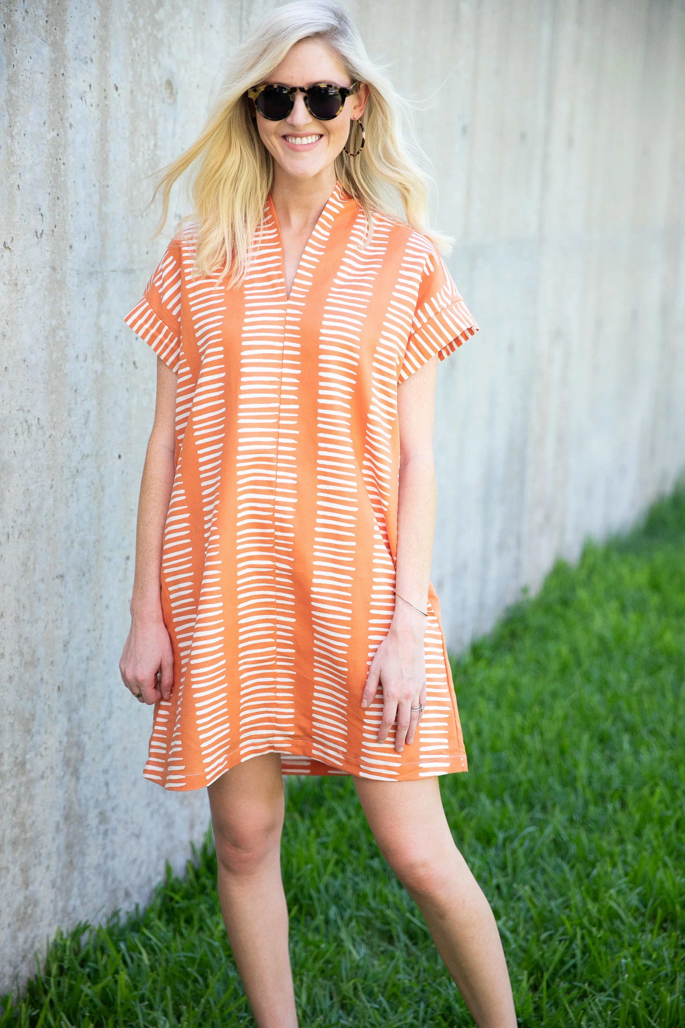 Cheer Gear Nancy Dress - Orange & Saddle Colors Collection sold by Brooke Wright Designs