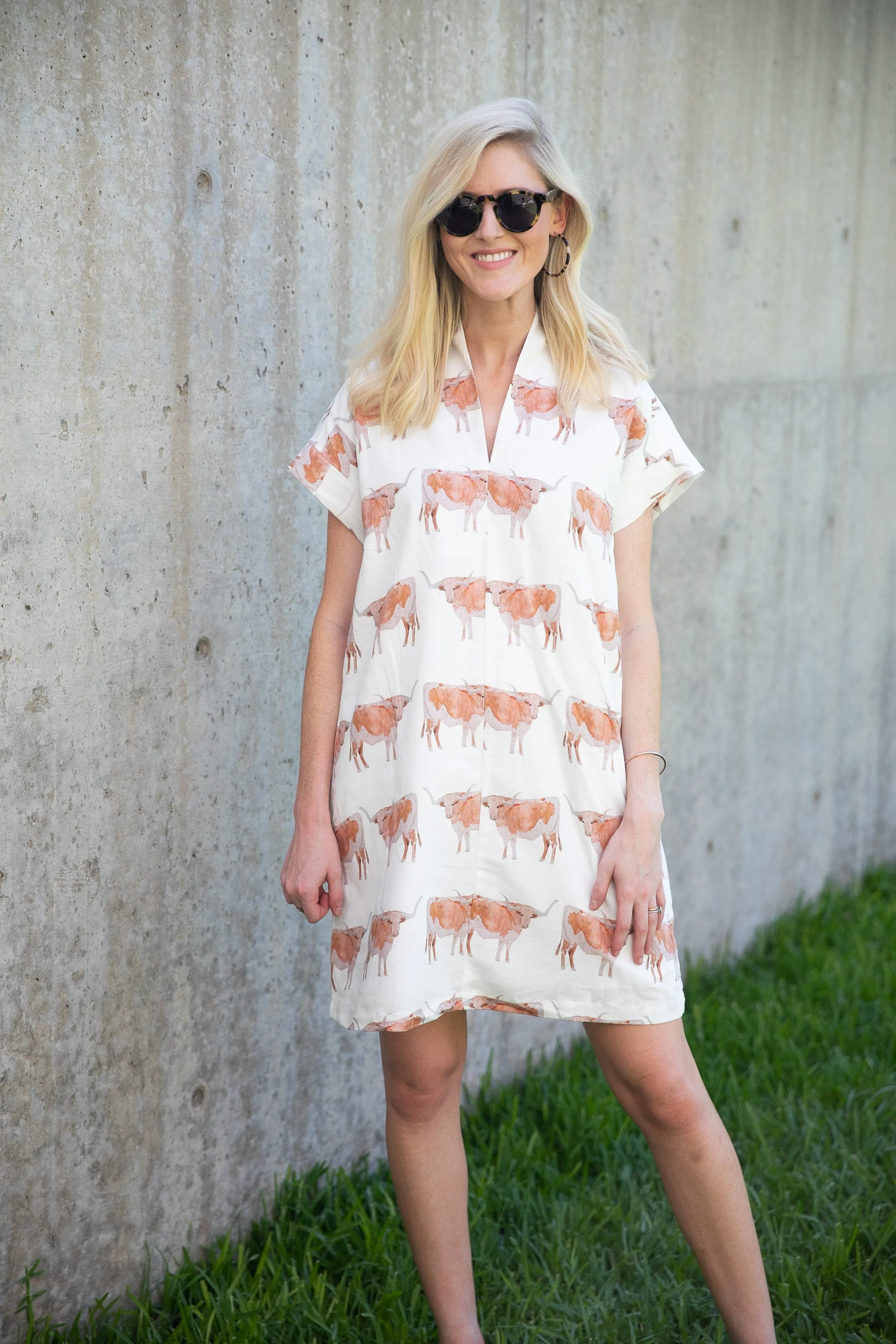 COTTON LINEN SALE Nancy Dress Animals sold by Brooke Wright Designs product image thumbnail 5