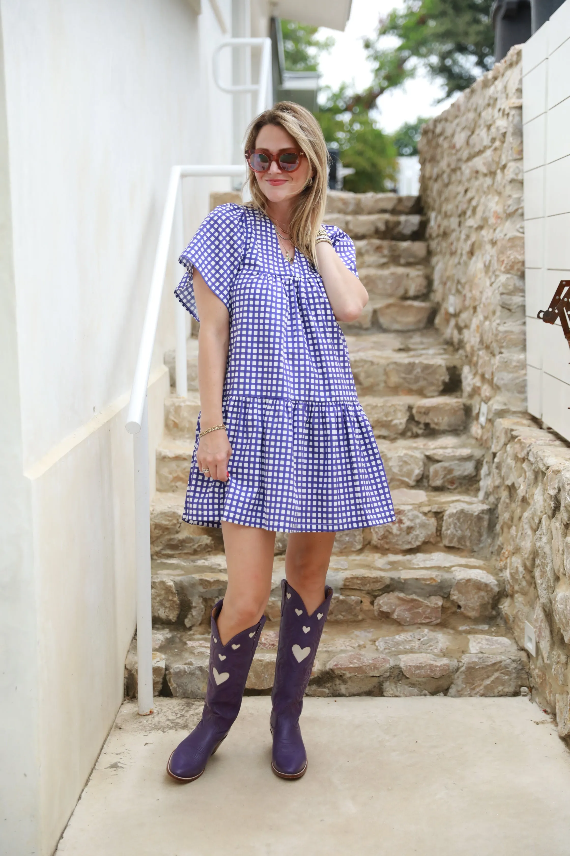 Black Label Ophelia Dress - Tiny Check Collection sold by Brooke Wright Designs product image thumbnail 3