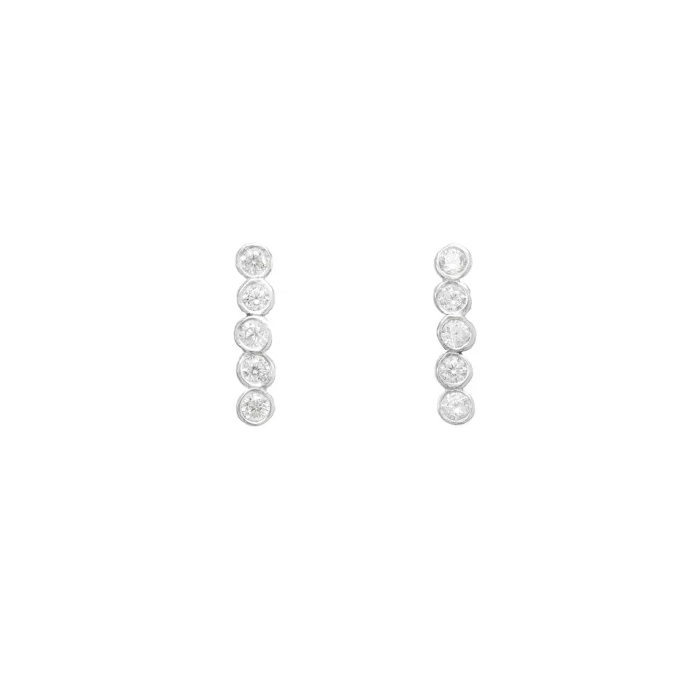 Long Seed Pod Solitaire Studs sold by Catherine Weitzman Jewelry product image thumbnail 2