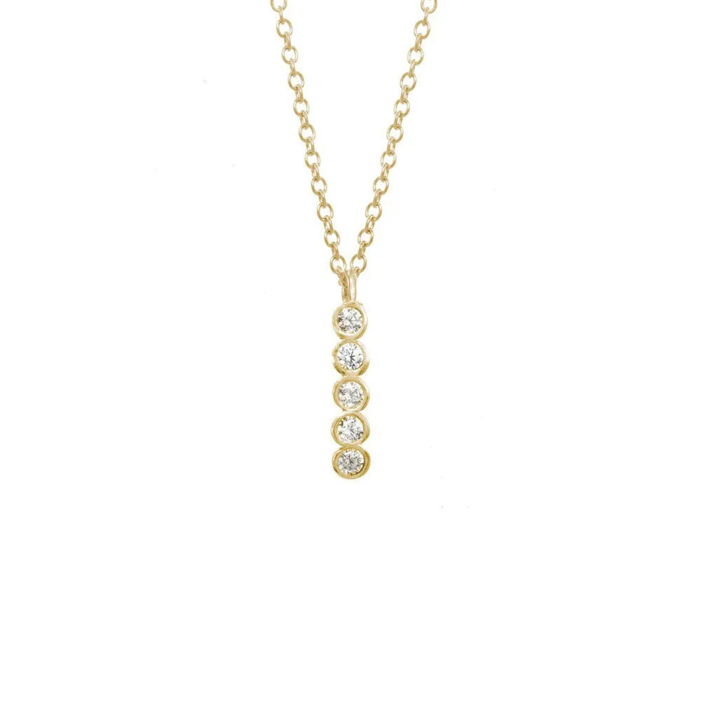 Long Seed Pod Solitaire Necklace sold by Catherine Weitzman Jewelry product image thumbnail 2