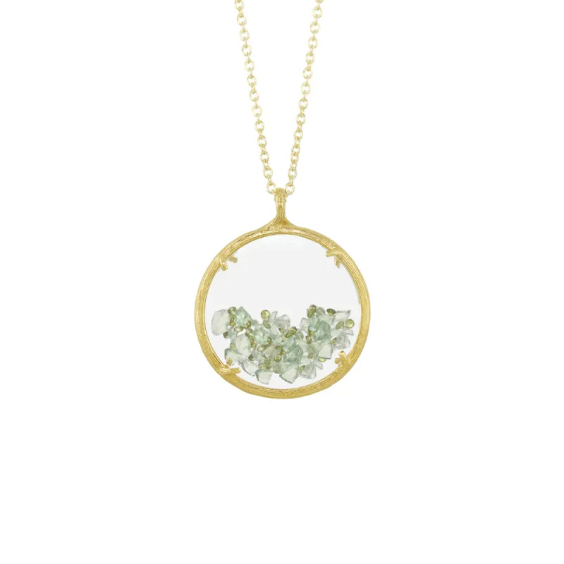Large Birthstone Shaker Necklace sold by Catherine Weitzman Jewelry
