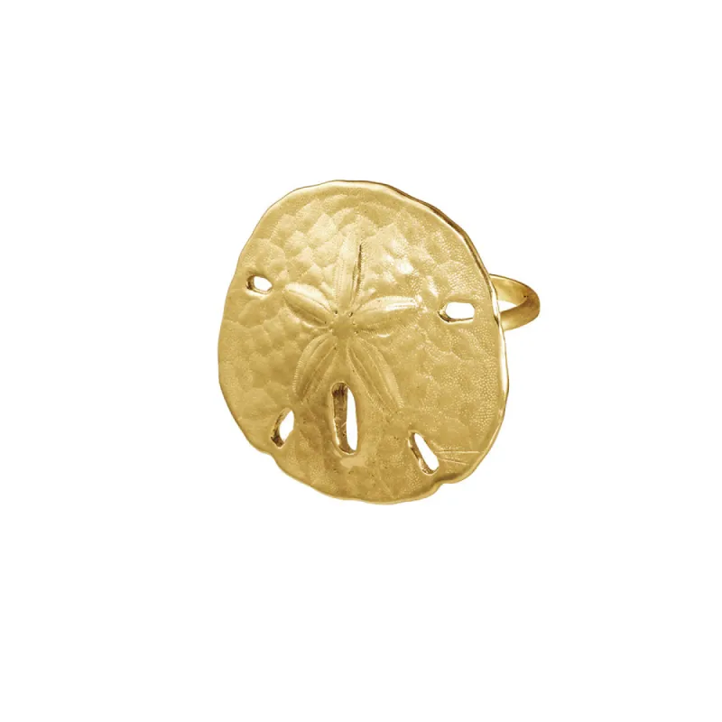 Extra Large Sand Dollar Ring sold by Catherine Weitzman Jewelry