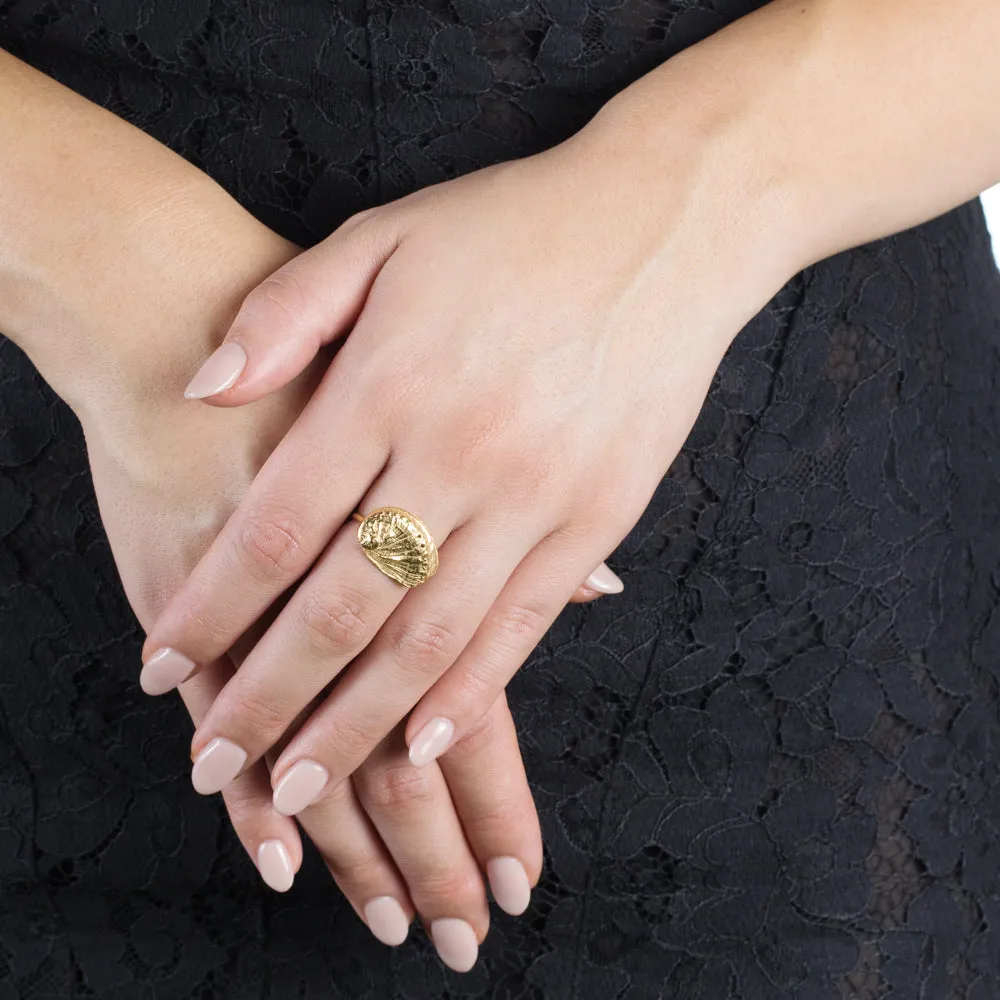 Abalone Shell Ring sold by Catherine Weitzman Jewelry product image thumbnail 2