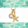 Mini Nautical Charm With Solitaire Necklace sold by Catherine Weitzman Jewelry