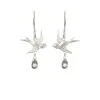 Bird with Stone Earrings sold by Catherine Weitzman Jewelry