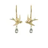 Bird with Stone Earrings sold by Catherine Weitzman Jewelry