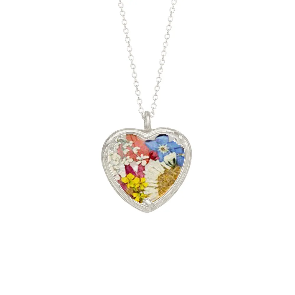 Large Bouquet Heart Necklace sold by Catherine Weitzman Jewelry product image thumbnail 2