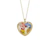 Large Bouquet Heart Necklace sold by Catherine Weitzman Jewelry
