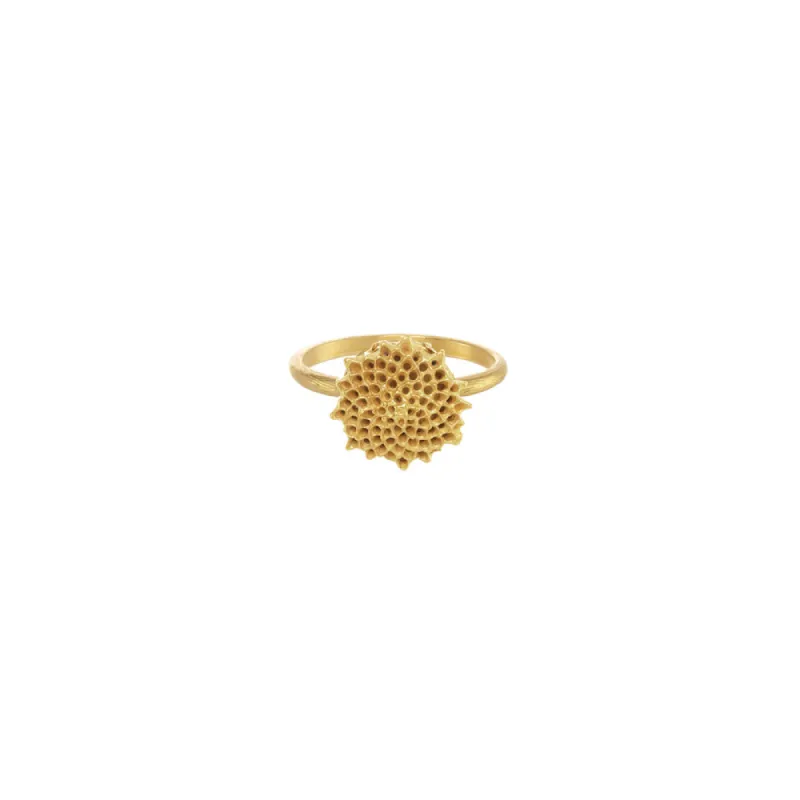 Sunflower Essential Oil Ring sold by Catherine Weitzman Jewelry