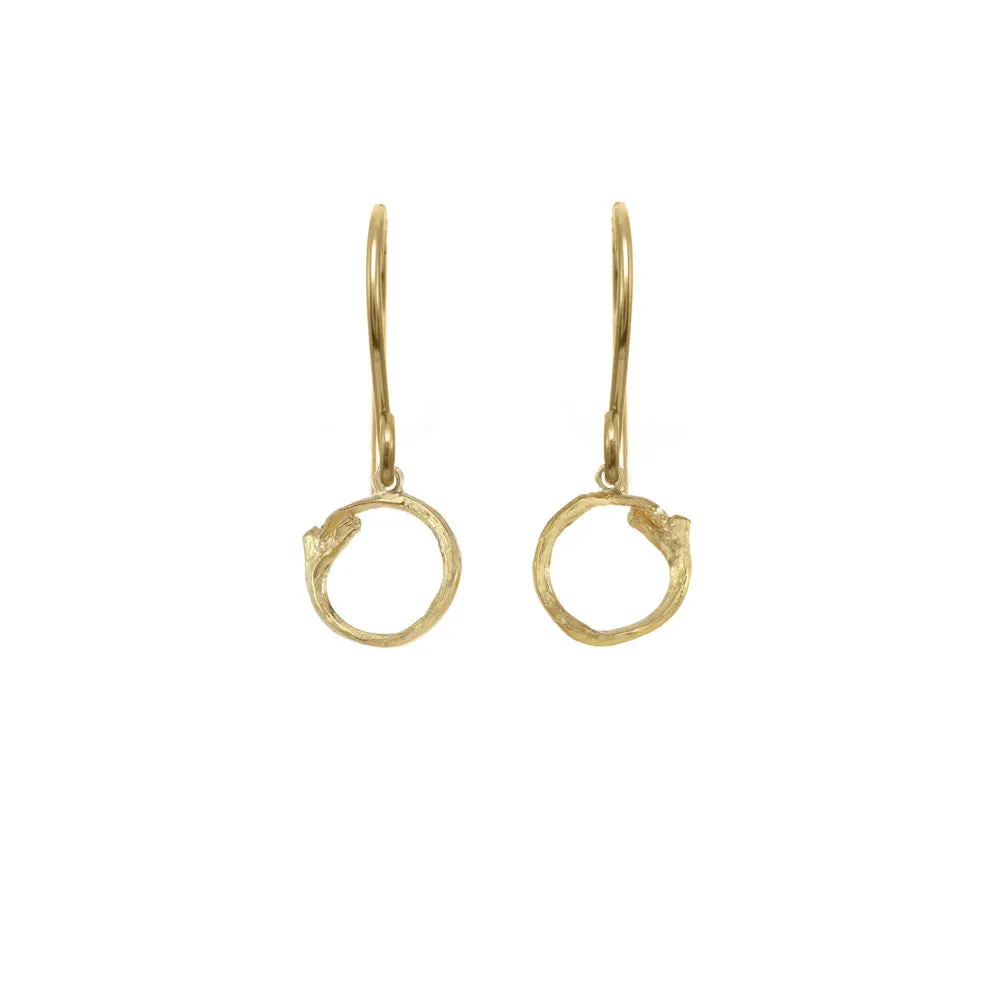 Hanging Branch Circle Earrings sold by Catherine Weitzman Jewelry product image thumbnail 2