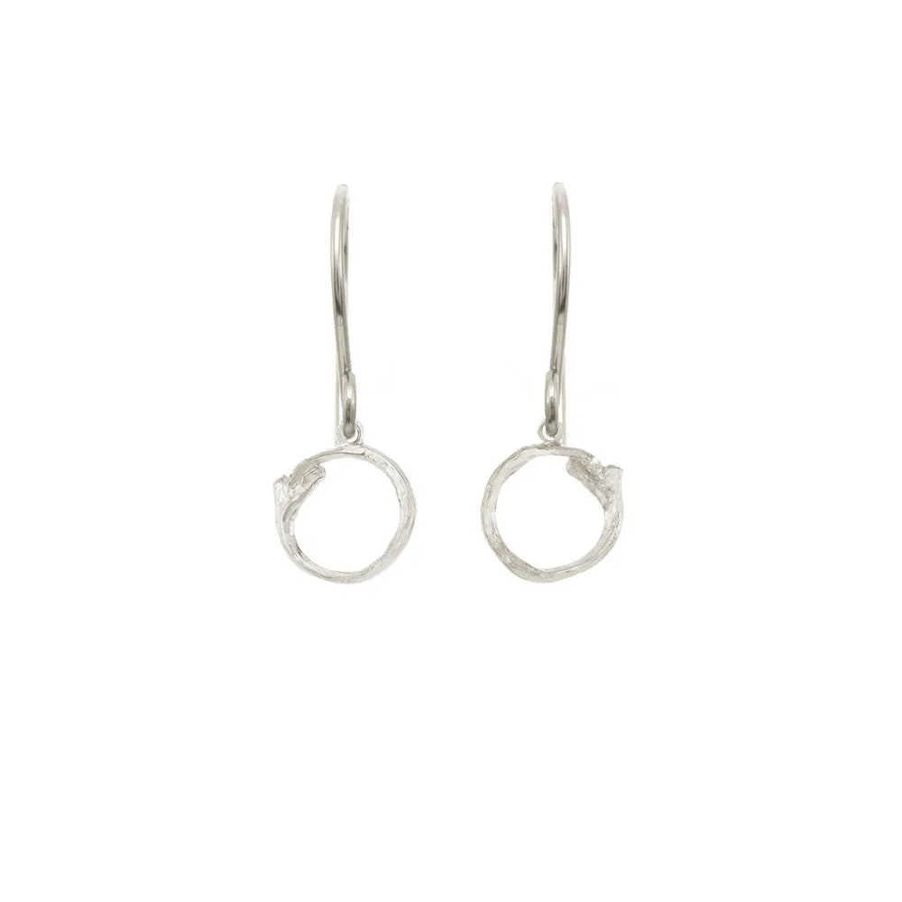 Hanging Branch Circle Earrings sold by Catherine Weitzman Jewelry