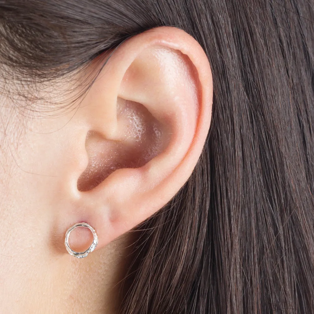 Mini Opihi Circle Posts sold by Catherine Weitzman Jewelry product image thumbnail 2