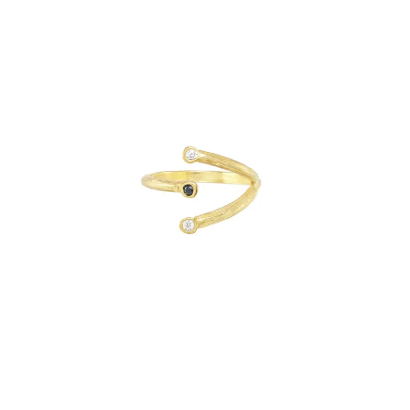 Triple Seed Pod Solitaire Ring sold by Catherine Weitzman Jewelry