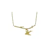 bird on branch necklace sold by Catherine Weitzman Jewelry