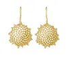 Large Open Sunflower Earrings sold by Catherine Weitzman Jewelry