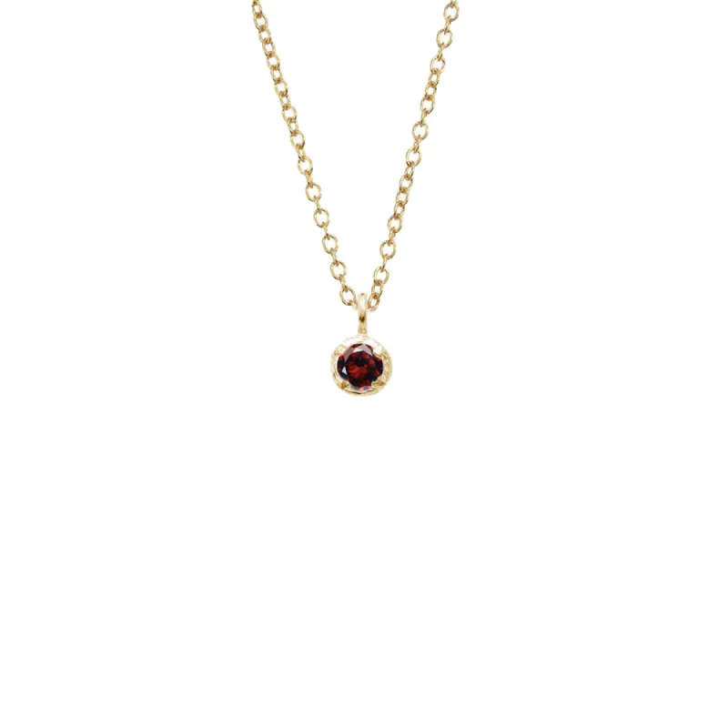 Birthstone Solitaire Necklace sold by Catherine Weitzman Jewelry