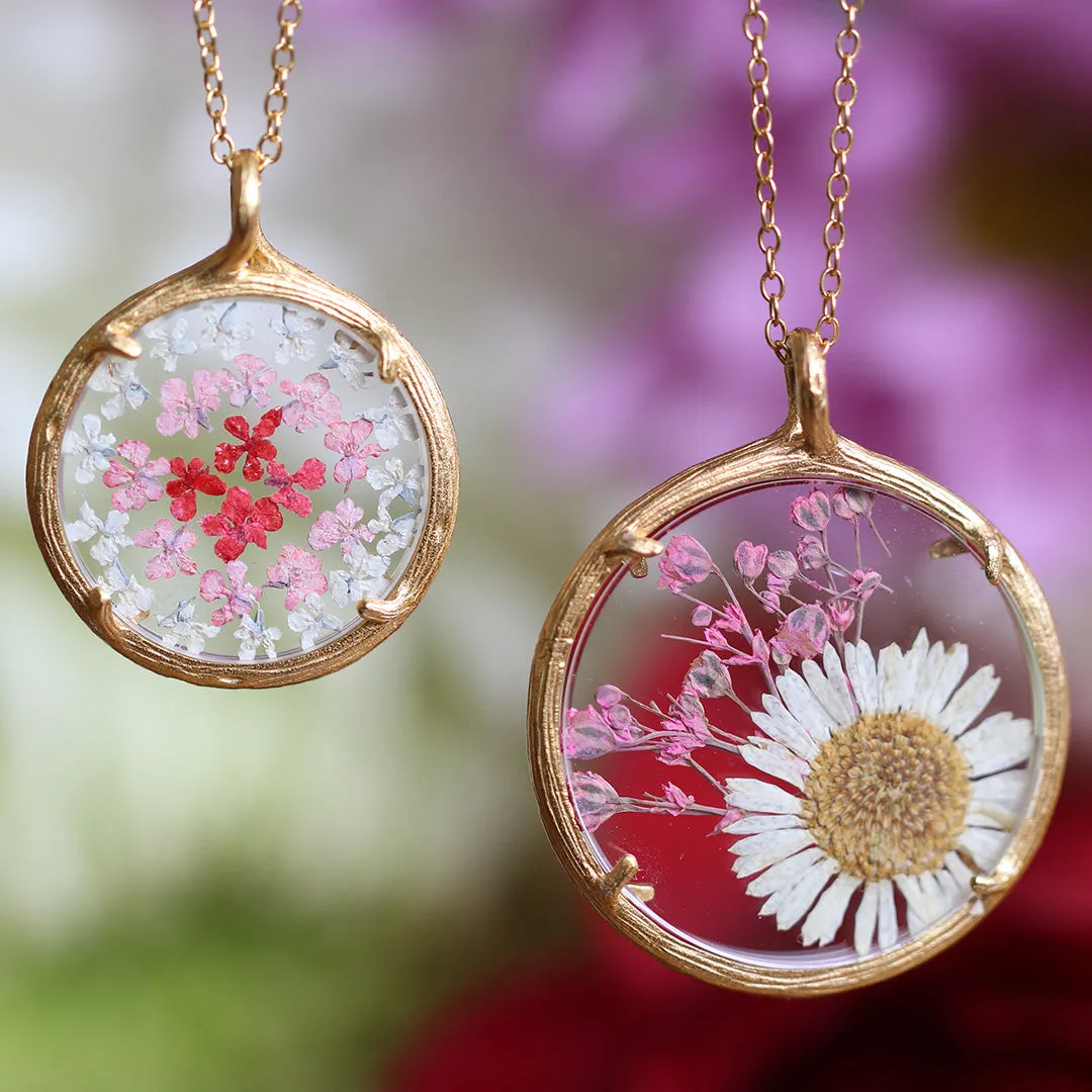 Large Ombre Botanical Necklace sold by Catherine Weitzman Jewelry product image thumbnail 2