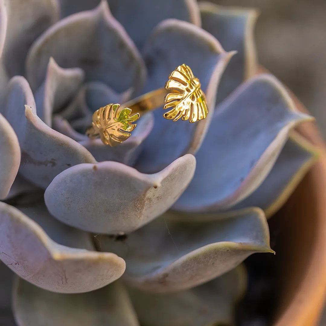 Monstera Wrap Ring sold by Catherine Weitzman Jewelry product image thumbnail 2