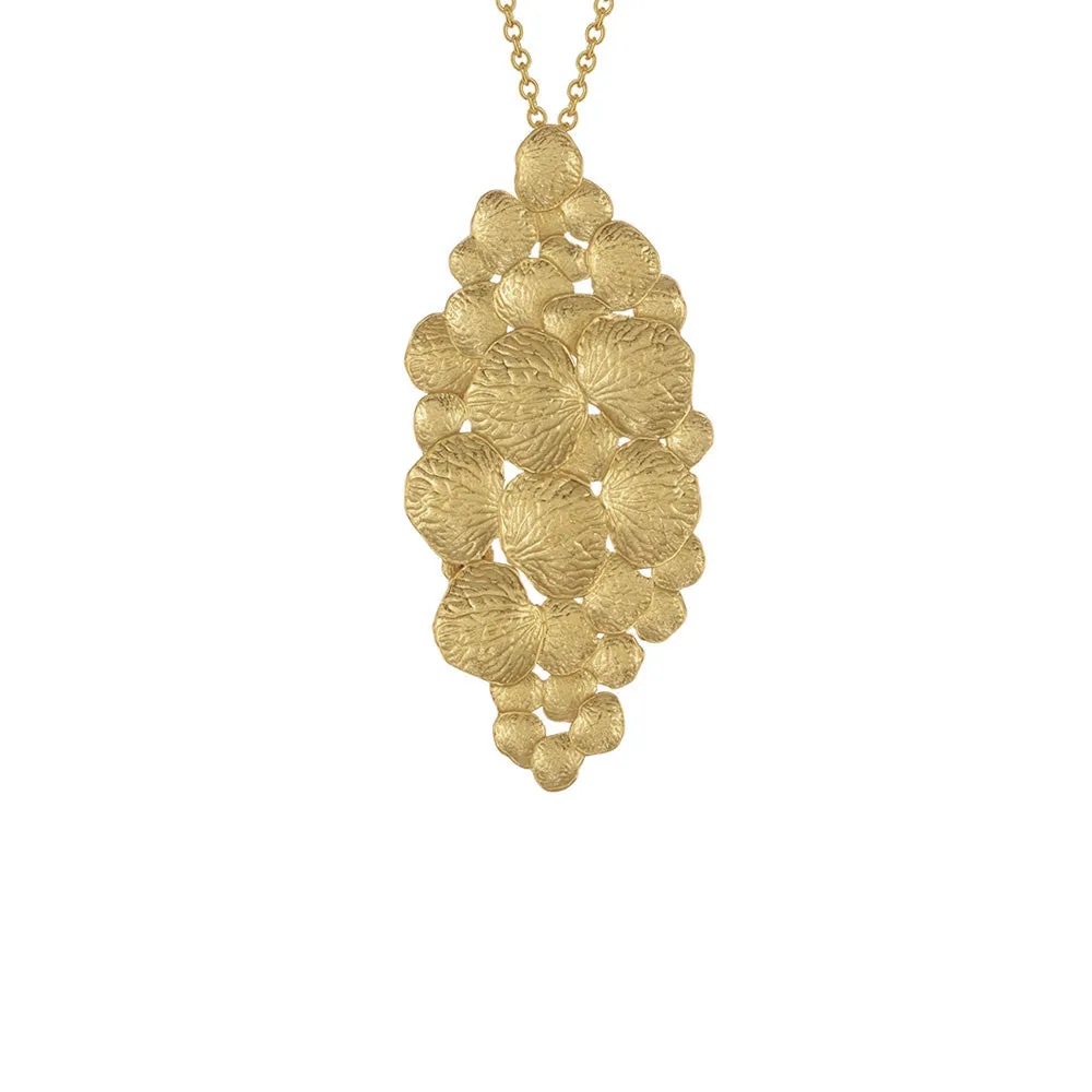 Oval Petal Cluster Pendant sold by Catherine Weitzman Jewelry
