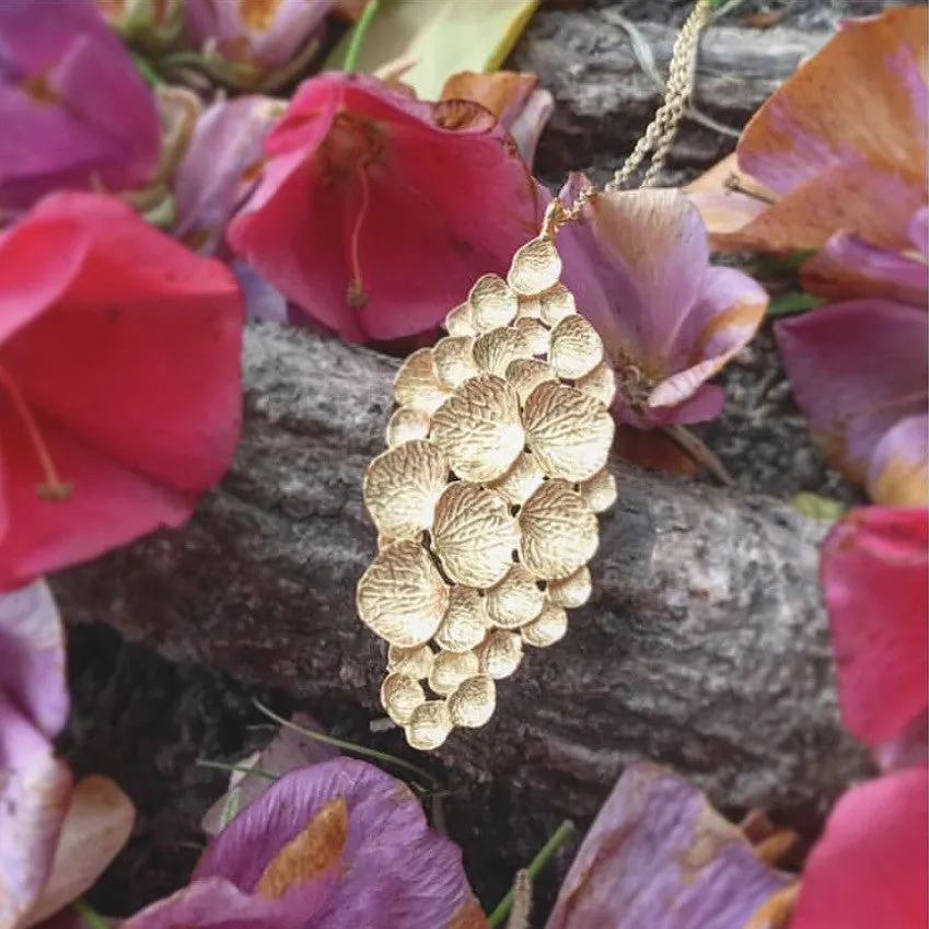 Oval Petal Cluster Pendant sold by Catherine Weitzman Jewelry product image thumbnail 5