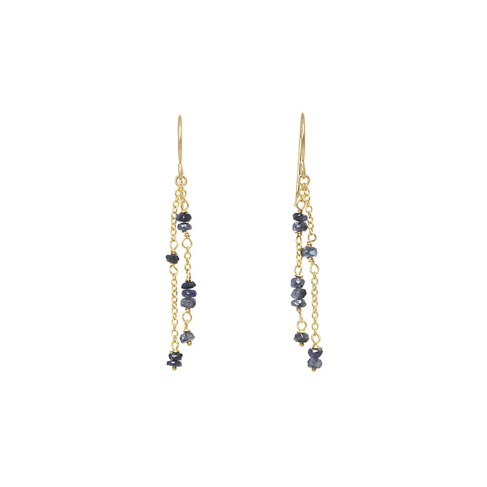 Short Rondelle Chain Earrings - Select Styles Only sold by Catherine Weitzman Jewelry